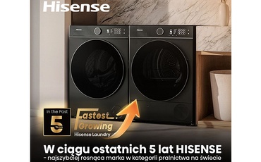 Hisense najszybciej rosnącą marką pralniczą na świecie według Euromonitor International