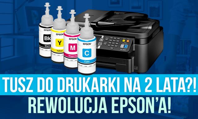 Tusz do Drukarki na 2 Lata? Drukarki ITS L382, L386, L486 od Epsona