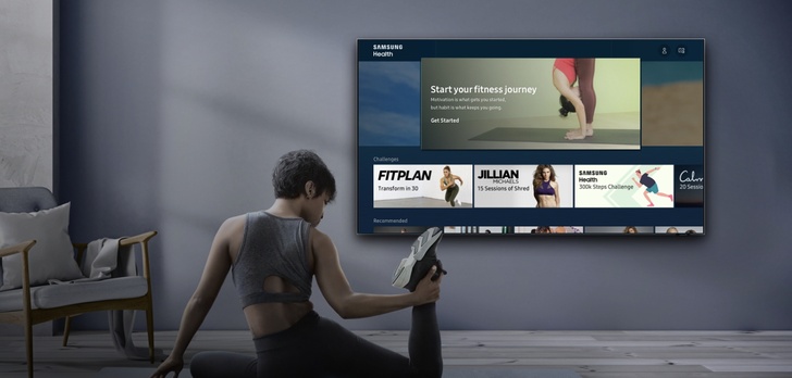 Ćwicz i zadbaj o zdrowie z telewizorami Samsung QLED