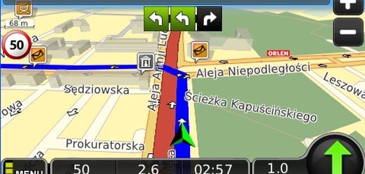 MapaMap 7.1 – asystent pasa ruchu i nowe mapy z Q3