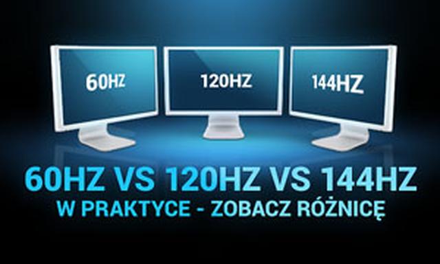 60Hz VS 120Hz VS 144Hz w Praktyce - Zobacz Różnicę