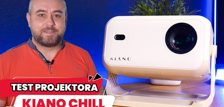 Kiano Chill, to projektor Full HD, który za 799 zł umożliwia oglądanie obrazu nawet w rozmiarze 200"