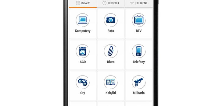 Aplikacja mobilna Skąpiec.pl na Androida