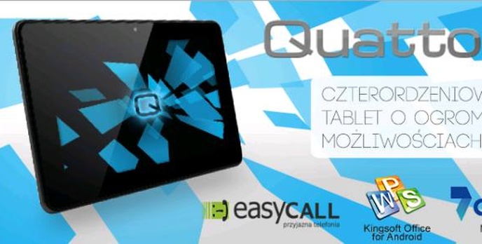 Przełomowa kolekcja tabletów czterordzeniowych Quattor od OVERMAX!