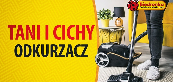 Tani i cichy odkurzacz w Biedronce