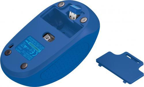 Trust Primo Wireless Mouse - blue geometry