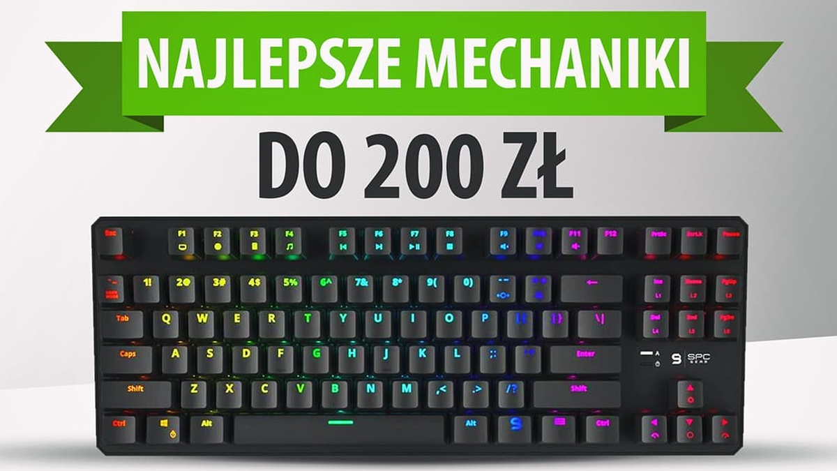 Klawiatury mechaniczne do 200 zł |TOP3|