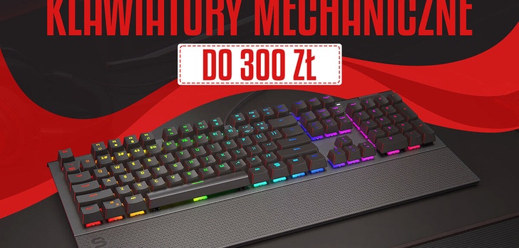 Klawiatura mechaniczna do 300 zł | TOP 7 |