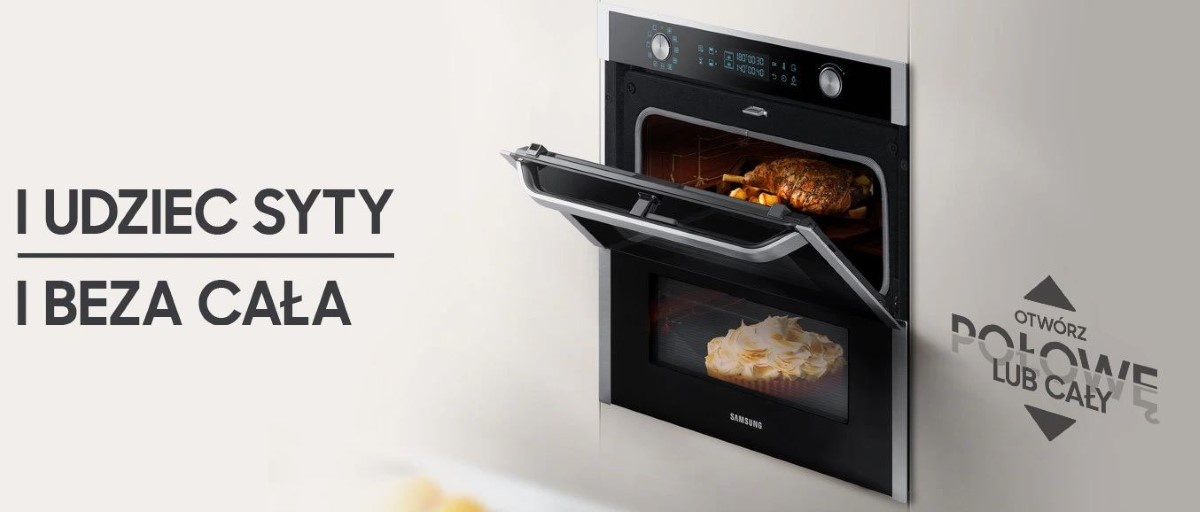 Samsung Dual Cook Flex połowa drzwi