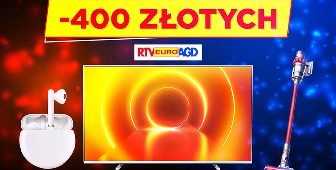 Promocje sięgające 400 złotych! Elektronika w dobrej cenie