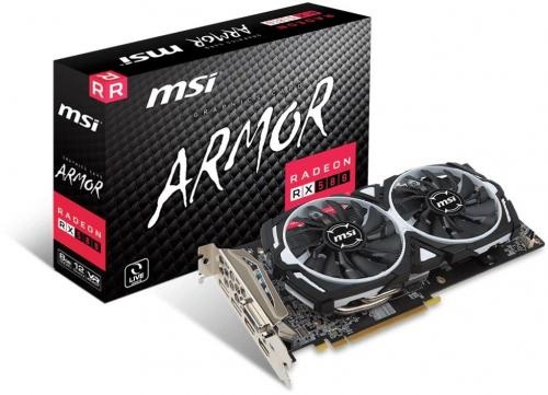 MSI Karta VGA MSI RX 580 ARMOR 8GB GDDR5 256bit DVI+2xHDMI+2xDP PCIe3.0