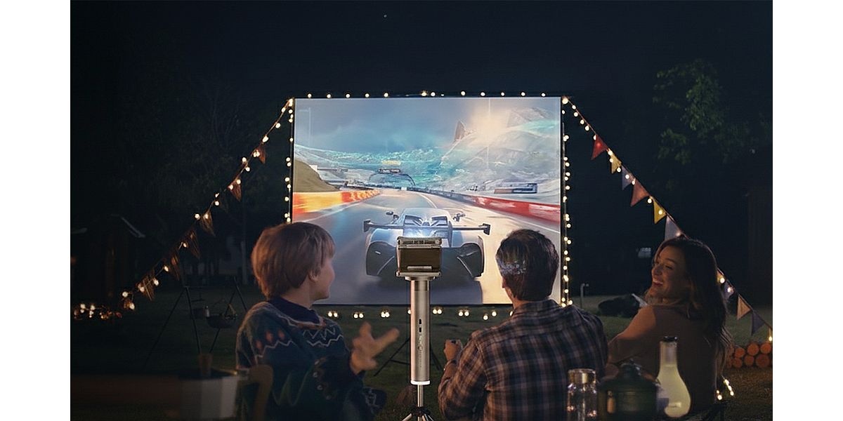 obraz z najmniejszego projektora na świecie