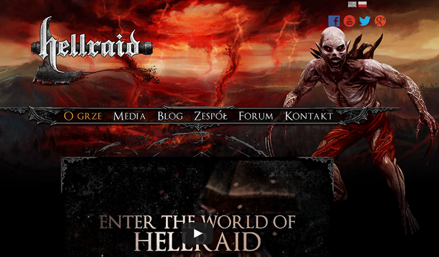 Dostępna jest polska strona gry Hellraid - warto zajrzeć