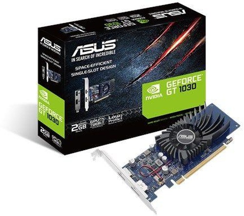 Asus GT 1030 LP 2GB GDDR5 (64 bit), HDMI, DisplayPort, BOX (GT1030-2G-BRK)
