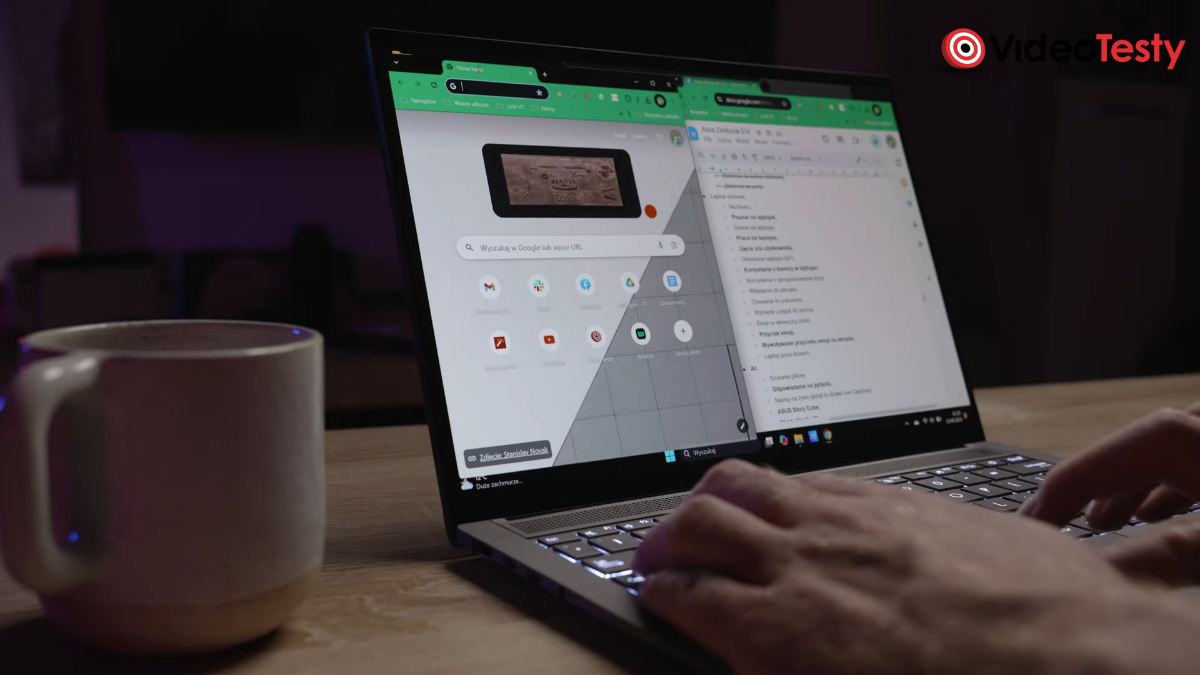 Serfowanie w sieci Asus Zenbook S14