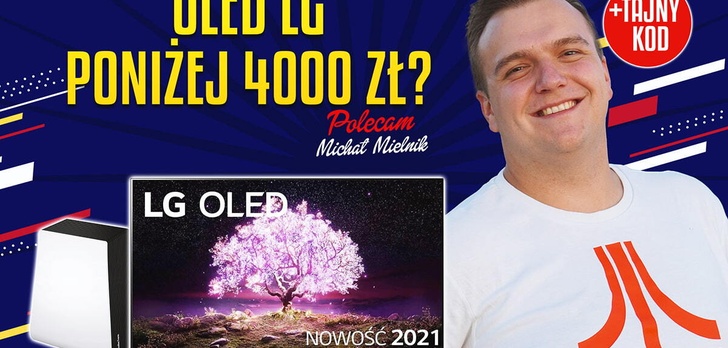 Telewizor 1000 zł taniej z tajnym kodem i OLED LG poniżej 4000 zł!