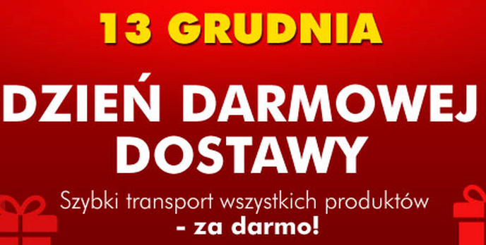 Tylko dziś – 13.12.2011 - Dzień Darmowej Dostawy w EURO.com.pl 