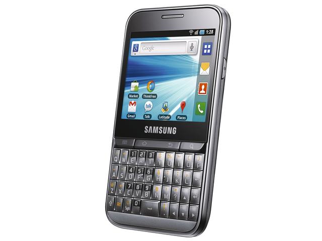 Połączenie systemu Android ze sprzętową klawiaturą QWERTY - biznesowy Samsung GALAXY Pro