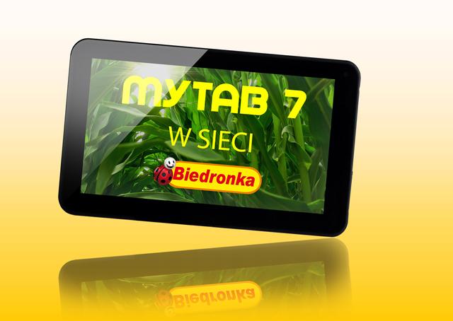 myTAB 7 z najnowszym systemem Android 4.2, w wakacyjnej cenie - w Biedronkach!