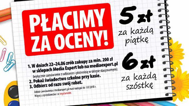 Media Expert nagradza wzorowych uczniów. Dają rabaty za oceny