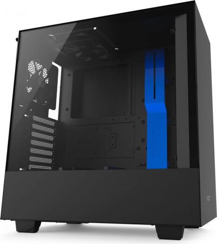 Nzxt Nzxt H500 okno, czarno niebieski (CA-H500B-BL )