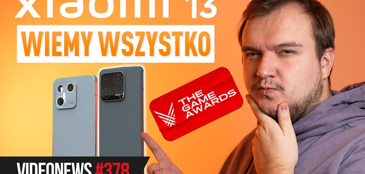 Xiaomi 13, The Game Awards, słuchawki z oczyszczaczem powietrza Dyson Zone - VideoNews 378