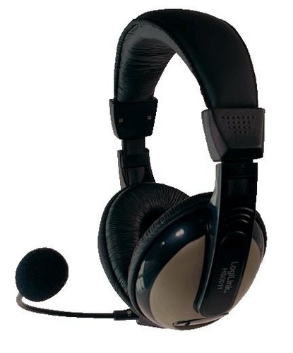LogiLink Słuchawki stereo z mikrofonem - Comfort HS0011