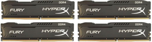 Kingston HyperX, DDR4, 16 GB,2400MHz, CL15 (HX424C15FBK4/16)
