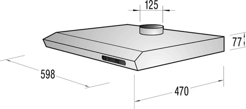 Gorenje Okap podszafkowy DU6115W