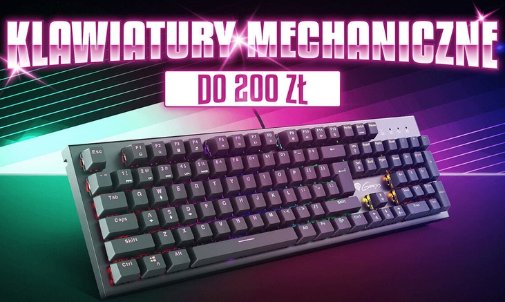 Klawiatura mechaniczna do 200 zł | Ranking TOP 6
