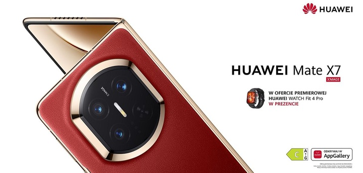 Składany smartfon Huawei Mate X7 oraz Huawei nova 14 Pro od dziś dostępne w Polsce!