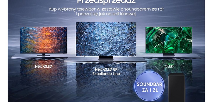 Pierwsza przedsprzedaż telewizorów Samsung z oferty na 2023 rok!