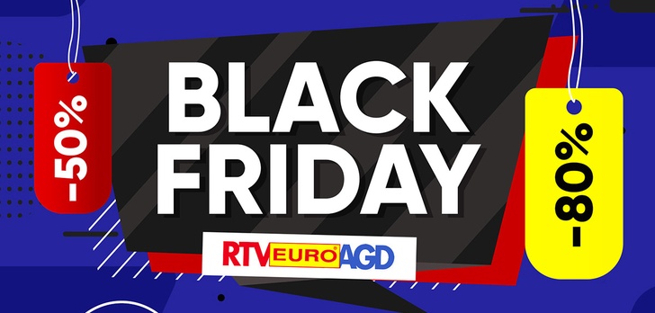 Oszczędzaj podczas Black Friday 2020 w RTV Euro AGD!