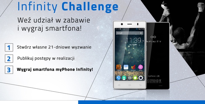 Wykaż Się i Wygraj w myPhone INFINITY Challenge