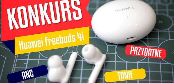 Huawei Freebuds 4i - Przydatne, tanie słuchawki z ANC i konkurs!