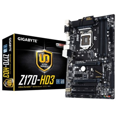 Gigabyte GA-Z170-HD3 s1151 Z170 4DDR4 USB3.0 ATX