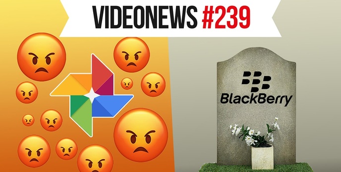 Koniec Blackberry, wyciek Google Photos, magiczny parasol - VideoNews #239