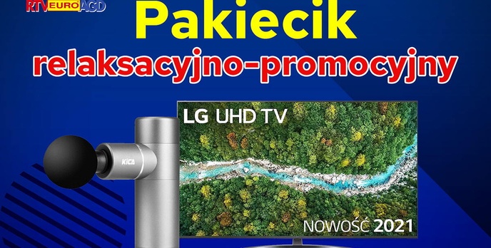 Masażer ręczny w promocji lub telewizor taniej - RTV Euro AGD na weekend