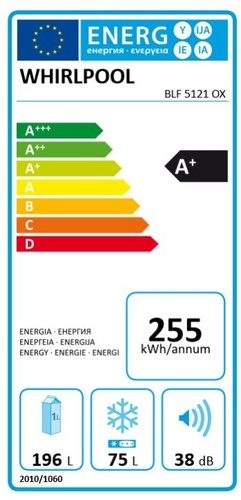 Whirlpool Chlodziarko-zamrażarka BLF5121OX