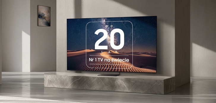 Samsung od 20 lat numerem 1 na światowym rynku telewizorów!