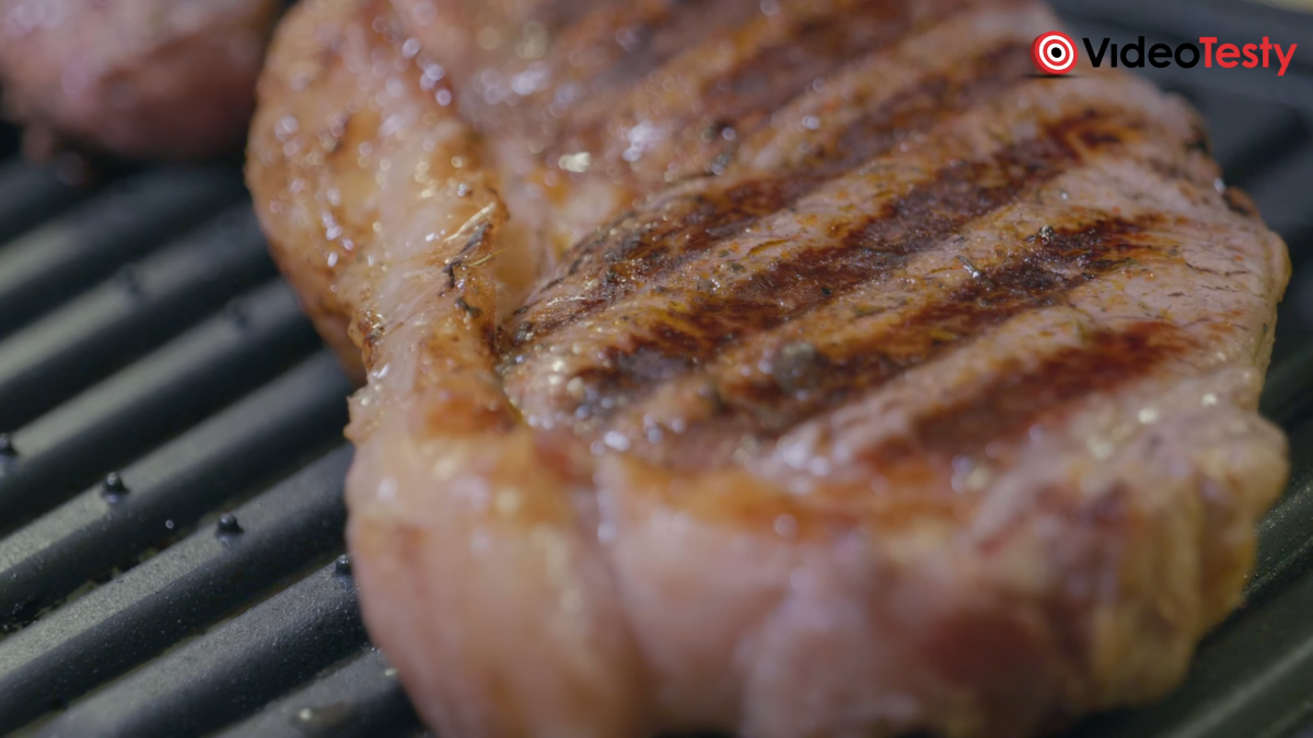 Wysmażone mięso na Tefal OptiGrill Elite XL