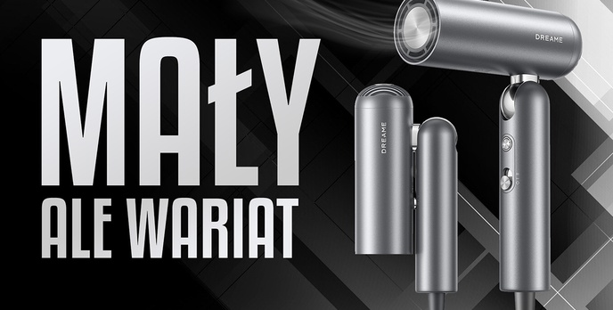 Suszarka Dreame Glory Pocket. Stylizacja włosów 3-w-1