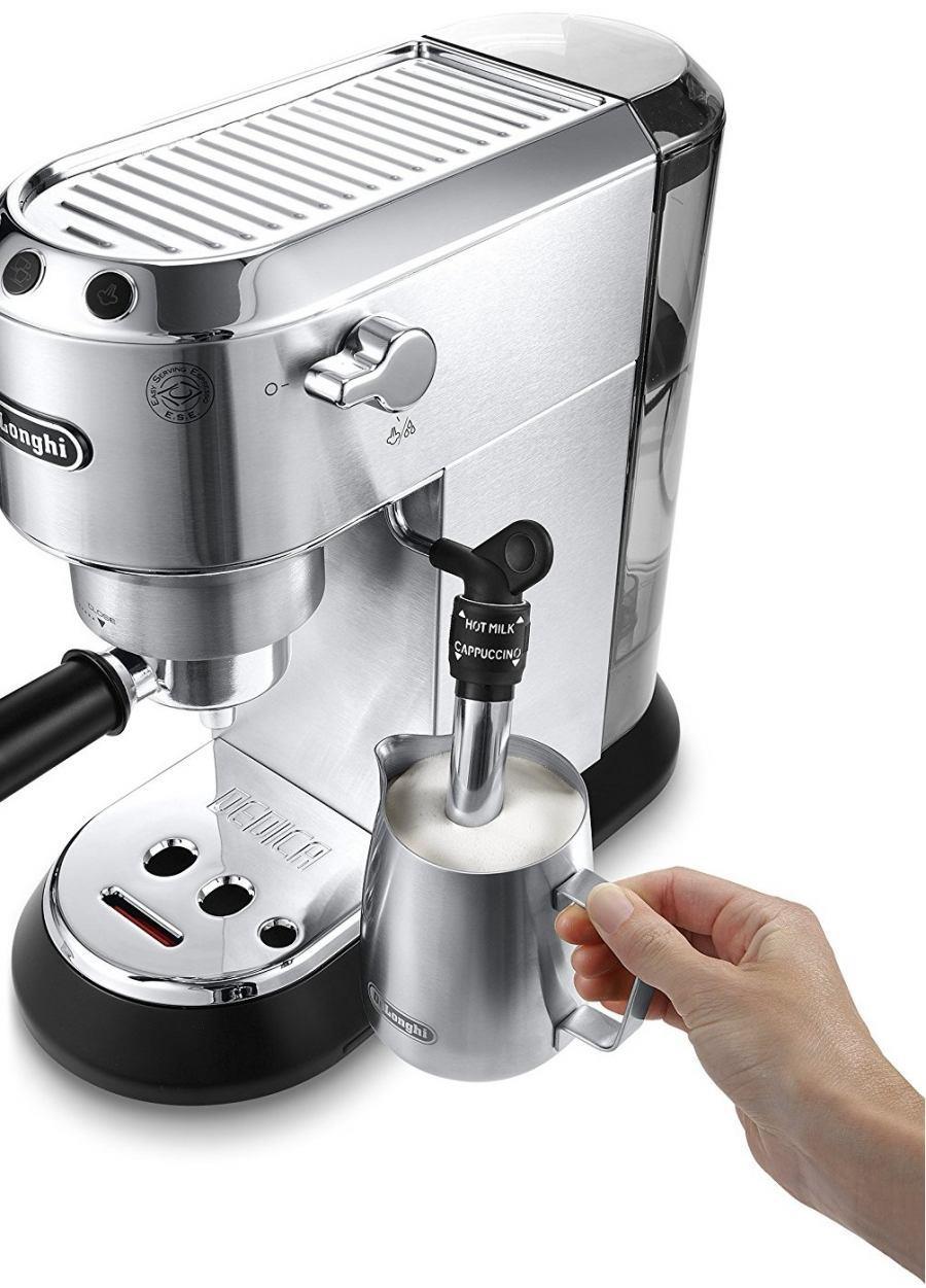 Ekspres kolbowy DeLonghi Dedica Style EC 685.M ( 1350W ; srebrny )