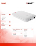 EMTEC Dysk zewnętrzny 500GB WiFi 2,5 USB 3.0 P600