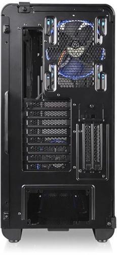 Thermaltake View 37 Riing Blue Gull-Wing Glass E-ATX - Czarny
