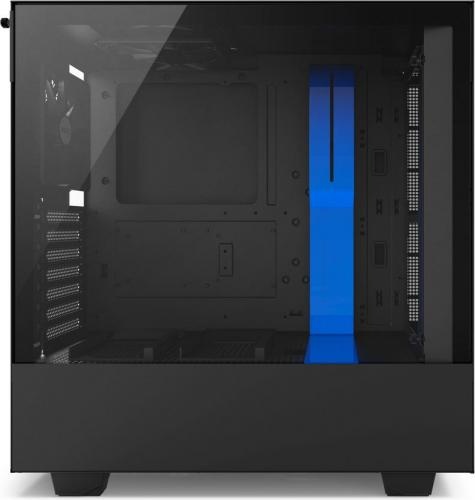 Nzxt Nzxt H500 okno, czarno niebieski (CA-H500B-BL )