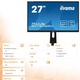 IIYAMA 27'' B2783QSU-B1 WQHD/1ms/USB/DisplayPort/HDMI/Freesync