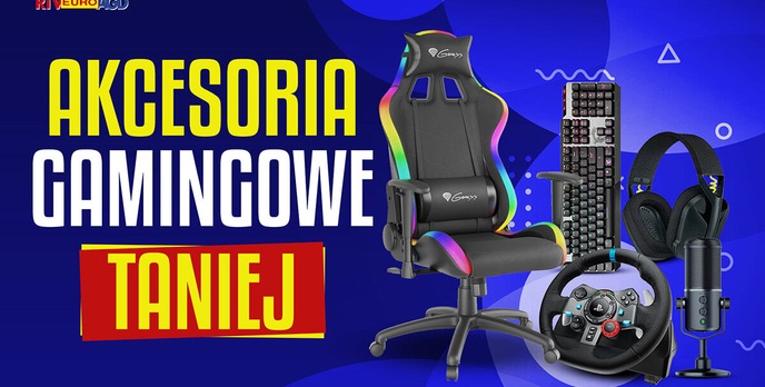 Akcesoria gamingowe taniej - Fotel, kierownica, słuchawki Logitech!