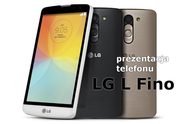 LG L Fino - Budżetowy Telefon Prosto z IFA 2014
