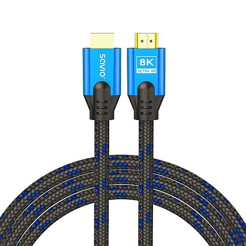 długi kabel HDMI 8K Savio CL-169 8K 5m